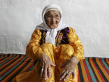 Portrait of Grandmother in Traditional Clothes