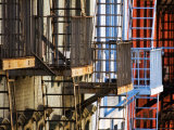 Detail of Fire Escapes on First Avenue Building