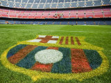 Coat of Arms of Futbol Club Barcelona at Camp Nou Stadium