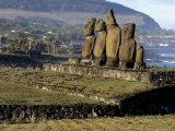 Moai Statues of Ahu Vai Uri