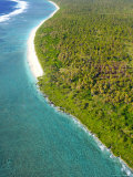 Aerial of Weather Coast of Lifuka Island