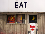 Eat' Sign on Exterior of Moondance Diner  6th Avenue at Broome Street  Soho