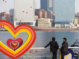 Two Businessman Standing by Love River Near Fishermans Wharf
