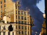 Steam Coming Out of Vent on Street in Chelsea