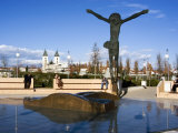 Statue of the Resurrected Saviour  Catholic Religious Shrine