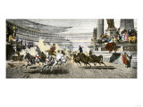 Chariot Race in the Circus Maximus of Ancient Rome