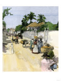 Jamaicans Bringing their Produce to Market  c1890