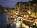 Grand Canal at Dusk  Seen from Rialto Bridge