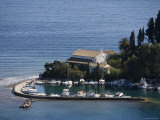 Kouloura Marina  with Moored Boats