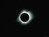 Silhouette of the Moon During the Total Solar Eclipse  Mauna Loa  11th of July  1991