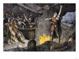 Danish Vikings Preparing to Raid the British Coast