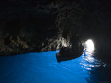 Rowboat Inside Blue Grotto