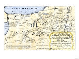 Map of the Six Iroquois Nations in Pennsylvania and New York  1771