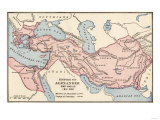 Map of the Empire of Alexander the Great in 323 Bc