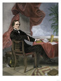Jefferson Davis  President of the Confederate States of America  at His Desk