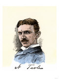 Inventor Nikola Tesla  with His Signature