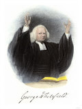 Methodist Evangelist George Whitefield  with His Autograph