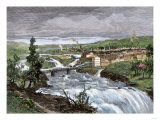 Spokane Falls before the Great Fire  Washington Territory  1880s