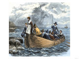 John Alden and Mary Chilton Landing at Plymouth from the Mayflower  December 1620