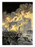 Fall of the Alamo to Santa Anna's Mexican Forces in Texas  1836