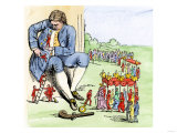 Gulliver in Lilliput  from Jonathan Swift's Gulliver's Travels