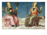 Lunette with Prudence and Justice
