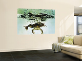 Frog Jumping Into an Aquarium