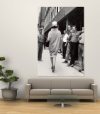 Woman Modeling a Bag Dress