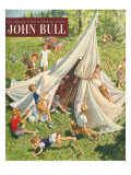 John Bull  Holiday Tents Camping Accidents Disasters Magazine  UK  1950