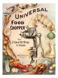 Food Choppers Mincers the Universal Cooking Appliances Gadgets  USA  1890
