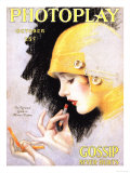 Photoplay Lipsticks Putting On Magazine  USA  1920