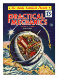 Practical Mechanics  Visions of the Future  Satellites and Space Exploration Magazine  UK  1950