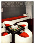 House Beautiful  Furniture Backgammon Board Games Magazine  USA  1930
