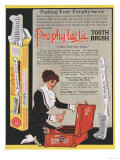 Pro-phy-lac-tic  Toothbrushes  USA  1910
