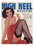 High Heel  Shoes Stockings Pin-Ups Glamour Womens Portraits Magazine  USA  1930