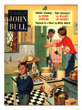 John Bull  Naughty Milkman  Women in Kitchen Magazine  UK  1955