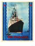 Red Star Lines  Cruise Ships  Ocean Liners  USA  1930