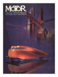Visions of the Future  Cars Futuristic Magazine  USA  1930