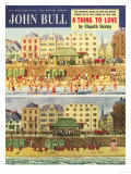 John Bull  Holiday Season  Storm Ruined Seaside Magazine  UK  1950