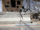 Airman Stands Post to the Entry Control Point to Bedrock