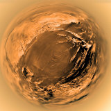 Fish-Eye View of Titan's Surface