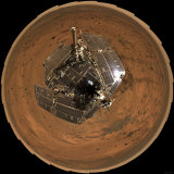 Mars Exploration Rover on the Surface of Mars