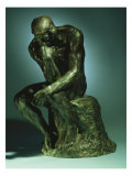 The Thinker  Le Penseur  Bronze with Black Patina  c1880-1882