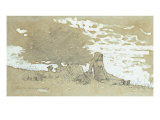 Shepherdess Pencil and Chinese White on Buff-Coloured Paper  1879