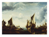 Visit of the Stadholder  Prince Frederik Hendrik to the Fleet of the States General at Dordrecht