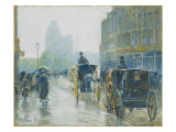 Horse Drawn Cabs  New York  1891