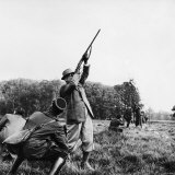 Vincent Auriol  Blasting Away at Pheasants