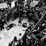 Angry Demonstrators around Dead after Police Opened Fire  National Liberation Front Demonstration