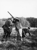 Vincent Auriol  Blasting Away at Pheasants