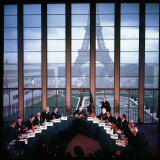 Representatives of 14 NATO Nations Signing Pact Admitting Germany as 15th  Palais De Chaillot